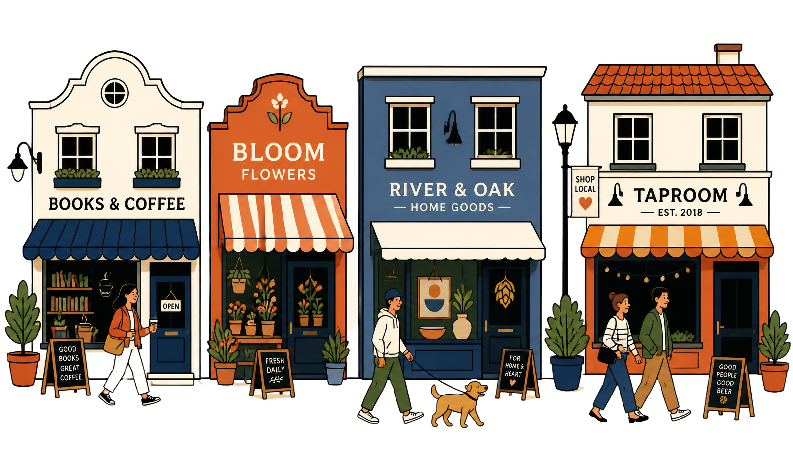 Illustratie van projecten en werkplaatsen van StadsTech